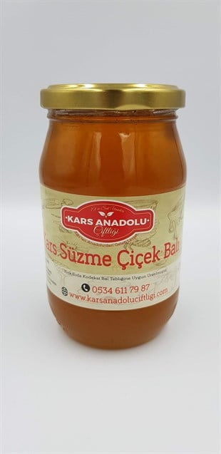 Kars Süzme Çiçek Balı 500 GR
