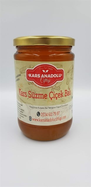 Kars Süzme Çiçek Balı 1 KĞ