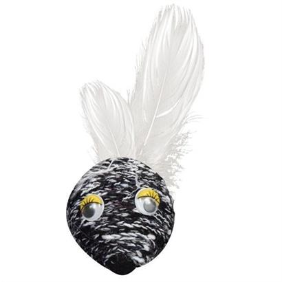  BUFFER®  Renkli Hasır  Tüylü Oyun Topu (Catnipli) İlgi Çekici Eğlenceli  Eğitici Evcil Hayvan Oyun