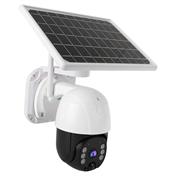 BUFFER® Solar Panelli Su Geçirmez Gece Görüş Destekli Wifi Bağlantılı Güvenlik Kamerası