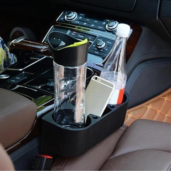 BUFFER® In-Car Auto Seat Side Cup Pen Mobile Phone Holder Console Cupslist