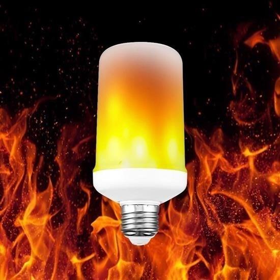 BUFFER® Dekoratif Alev Ateş Efekti Veren Led Ampül Lamba Aydınlatma