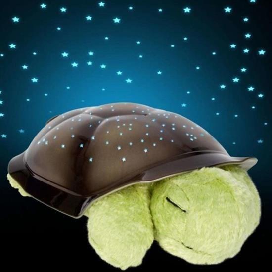 BUFFER® Işıklı Ninni Söyleyen Kaplumbağa Peluş Mavi Çocuk Gece Lambası