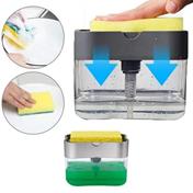 BUFFER® Both push Practice One Liquid Soap Pump and Sponge Dishwashing Reservoir