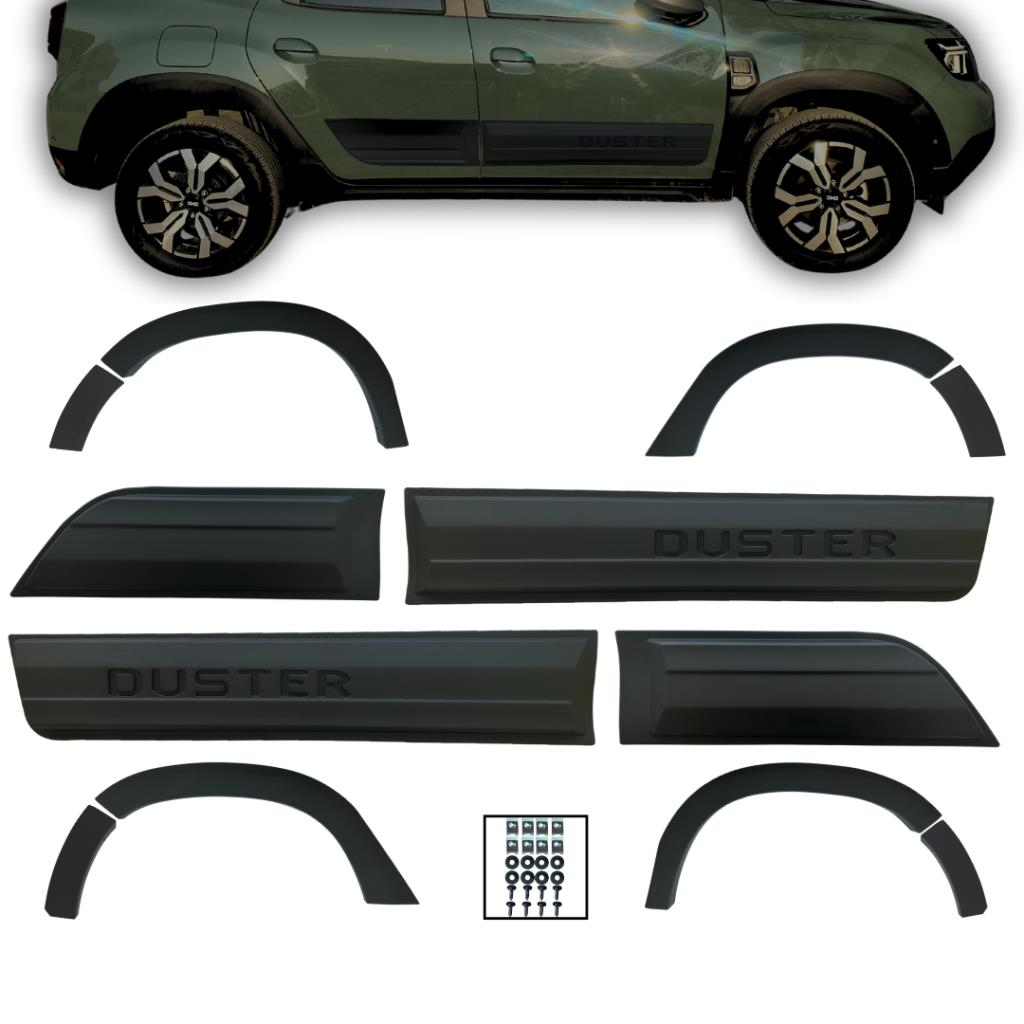 Dacia Duster Ferrous Kapı ve Çamurluk Koruma Dodik Seti 2018 ve Üstü