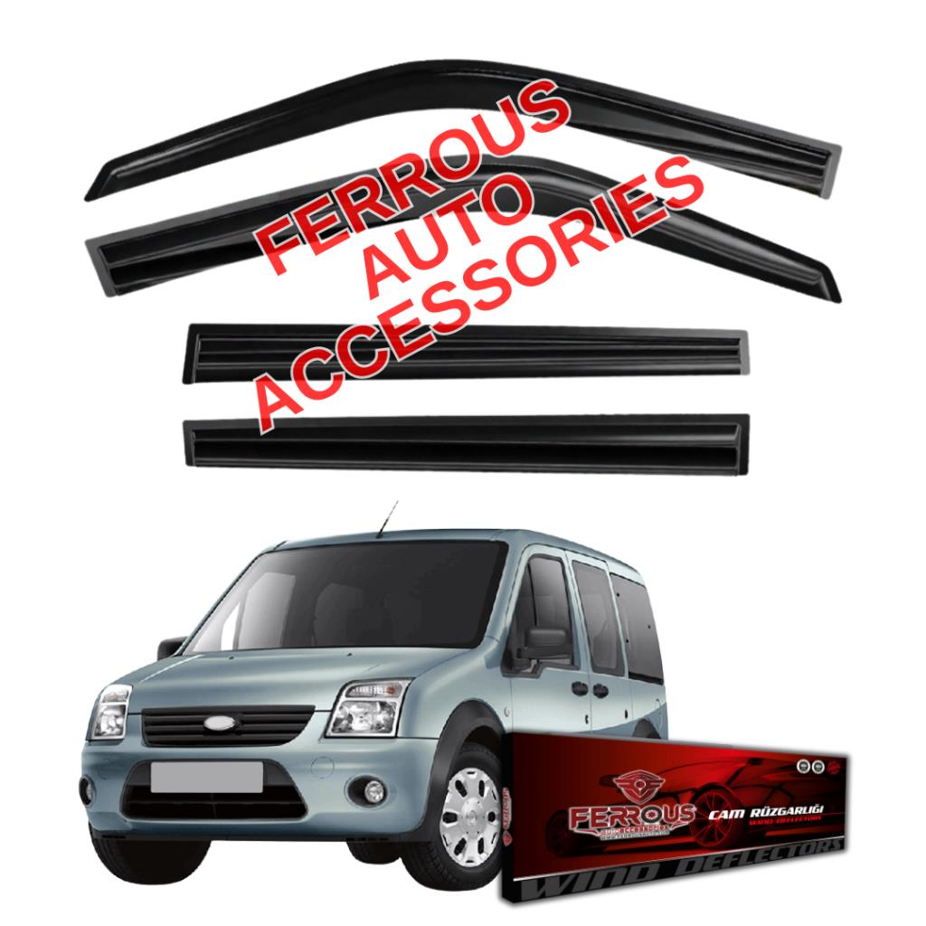 Ford Connect Ferrous Cam Rüzgarlığı 4lü Set 2002 2014