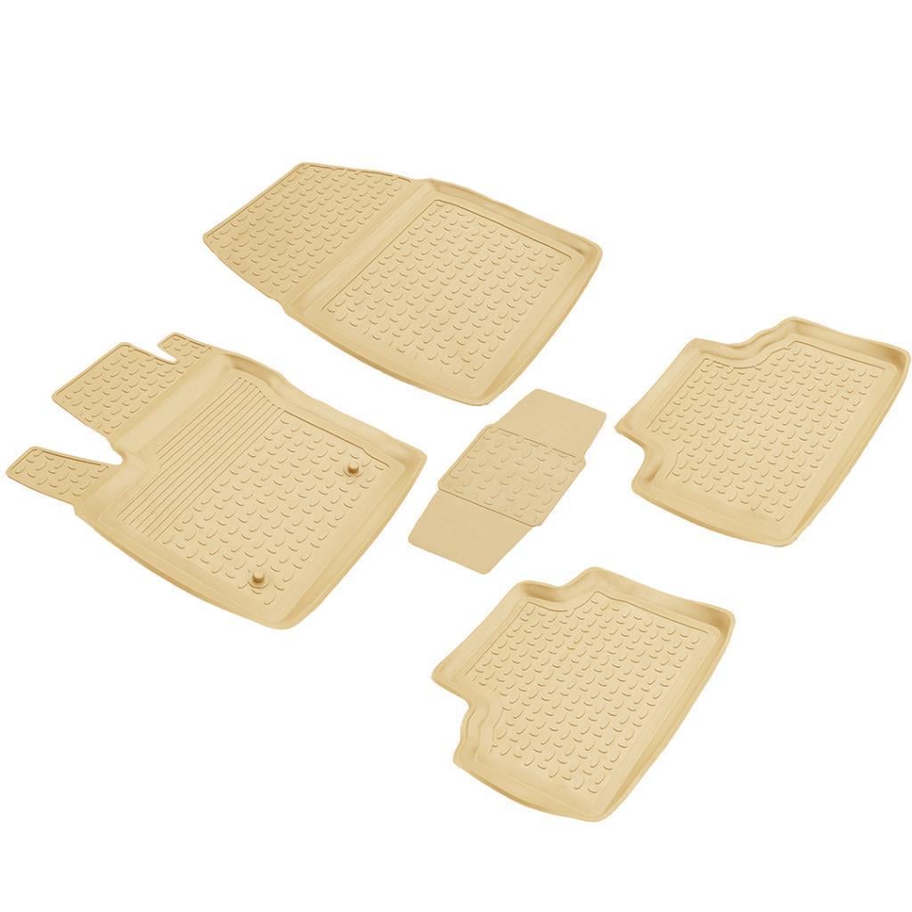 Ford Kuga Refref 4D Havuzlu Kauçuk Paspas Bej 2012-2016