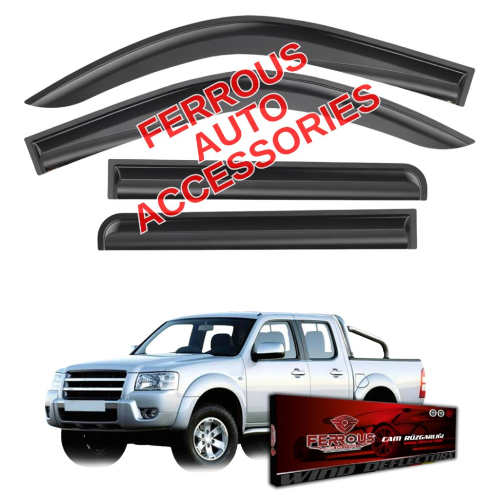 Ford Ranger Ferrous Cam Rüzgarlığı 4lü Set 2006 2009