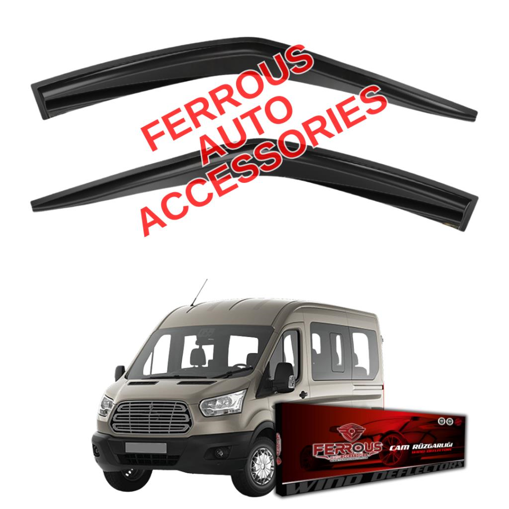 Ford Transit Ferrous Cam Rüzgarlığı 2li Set 2014 ve Üstü