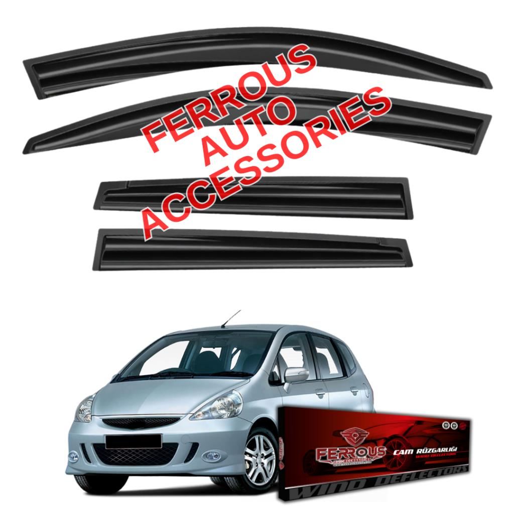 Honda Jazz Ferrous Cam Rüzgarlığı 4lü Set 2002 2011