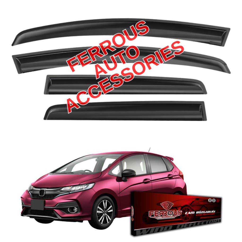 Honda Jazz Ferrous Cam Rüzgarlığı 4lü Set 2014 2019