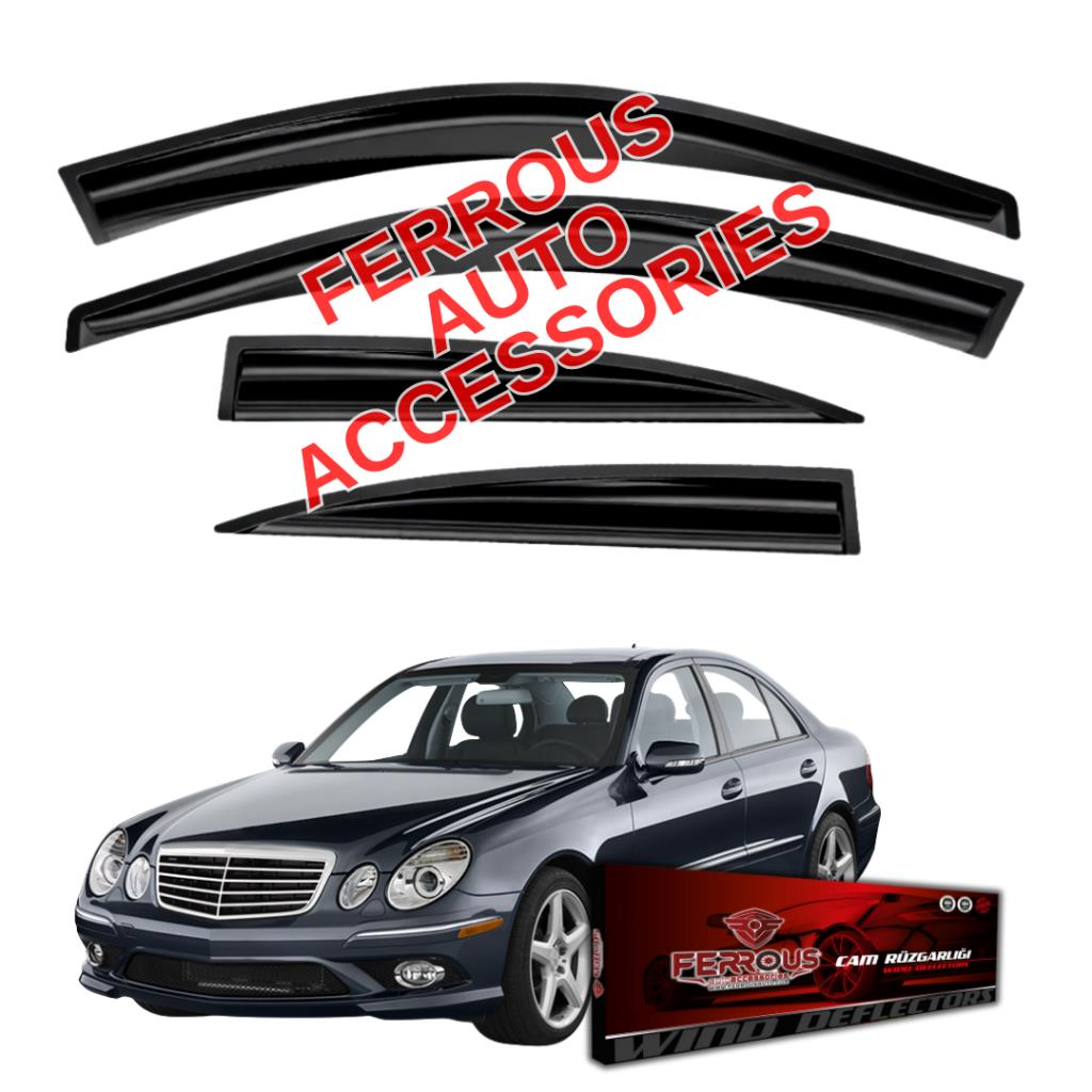 Mercedes E Serisi W211 Ferrous Cam Rüzgarlığı 4lü Set 2001 2008