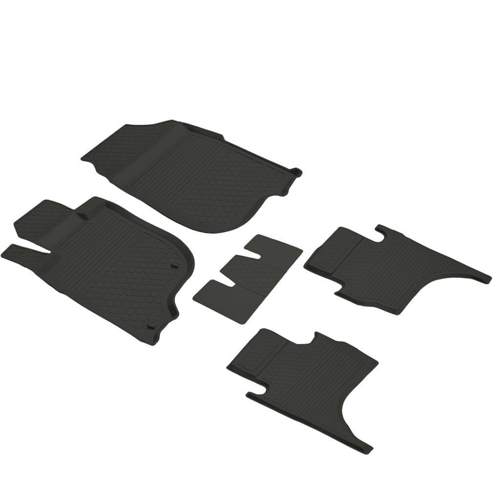 Mitsubishi L200 Refref 4D Havuzlu Kauçuk Paspas 2012 2015 Siyah