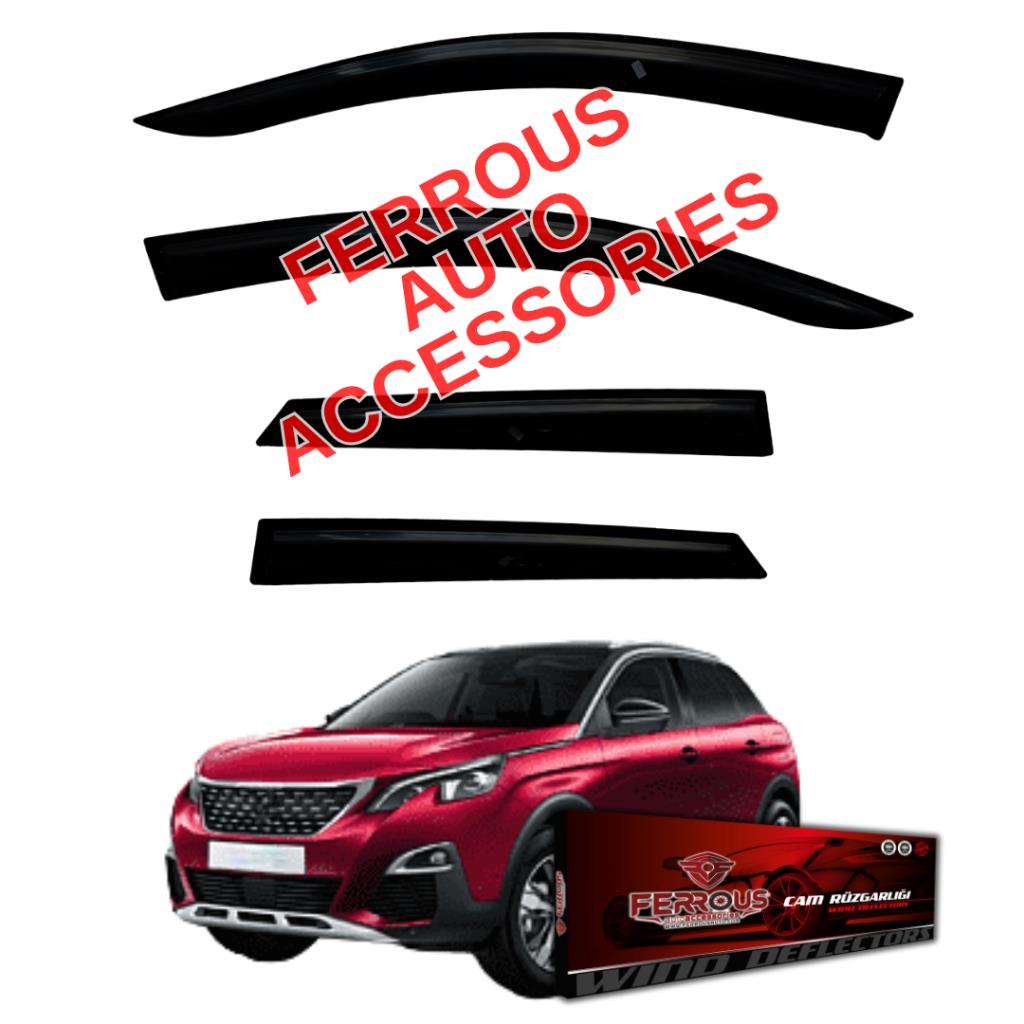 Peugeot 3008 Ferrous Cam Rüzgarlığı 4lü 2016 2024