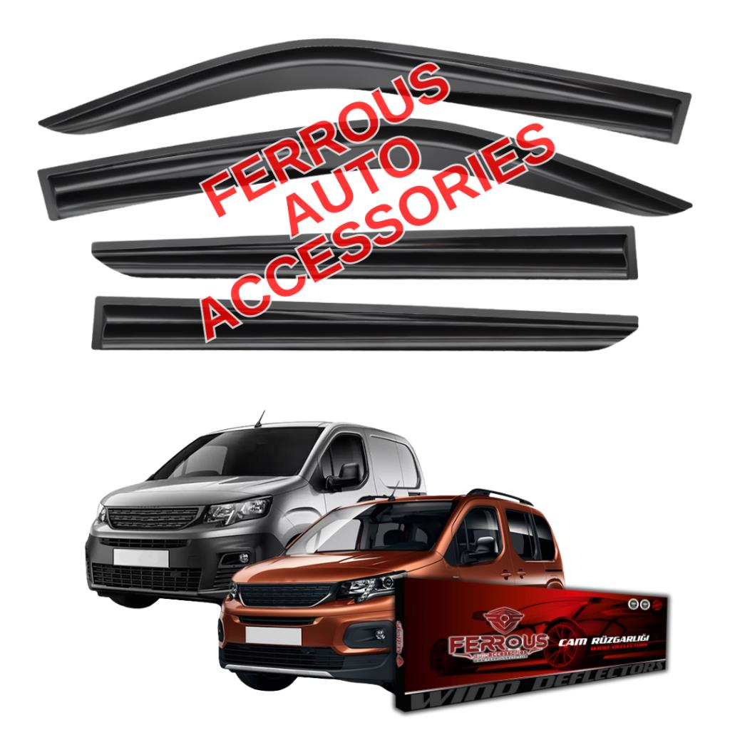 Peugeot Rifter Ferrous Cam Rüzgarlığı 4lü 2019 ve Üstü