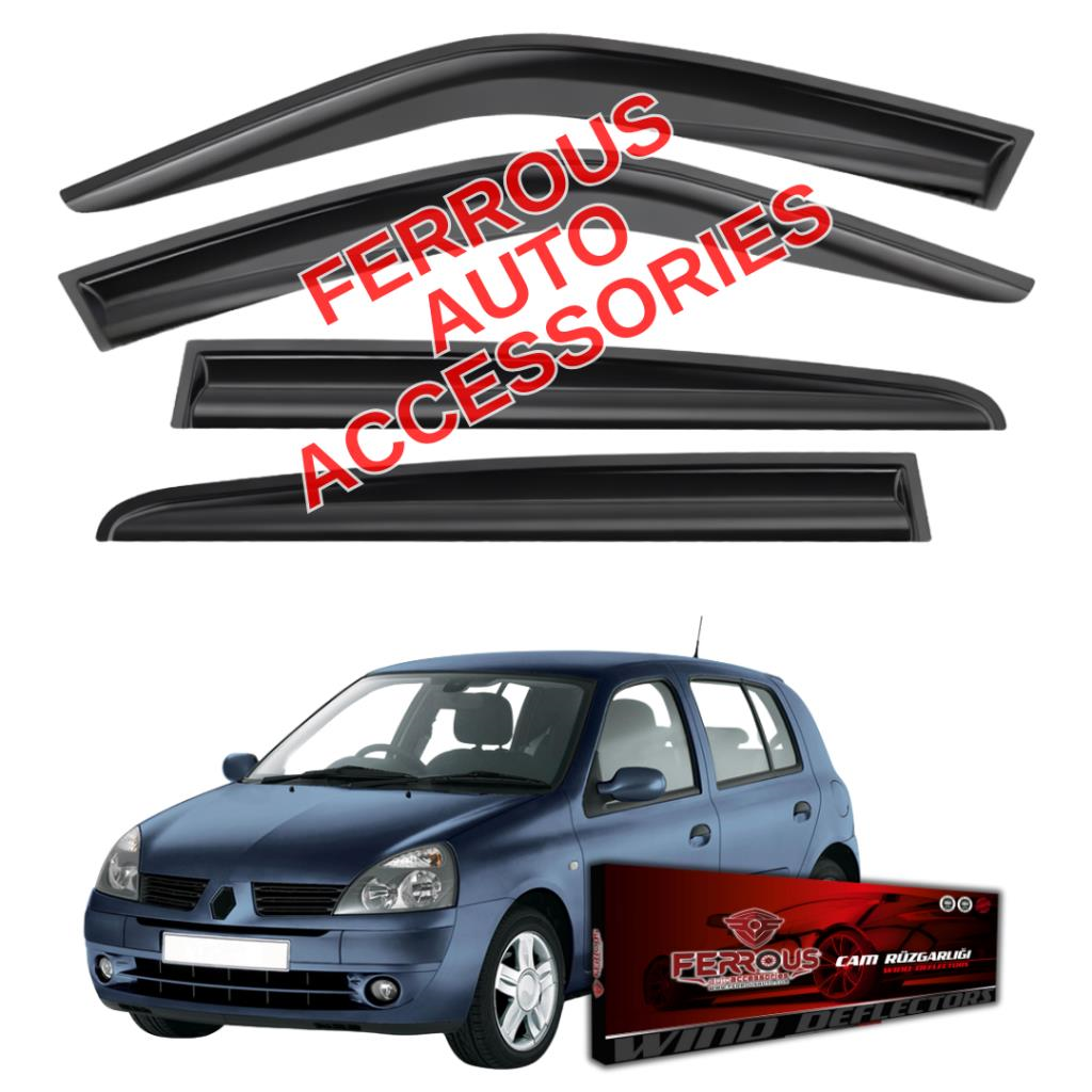 Renault Clio 2 Ferrous Cam Rüzgarlığı 4lü 1998 2008