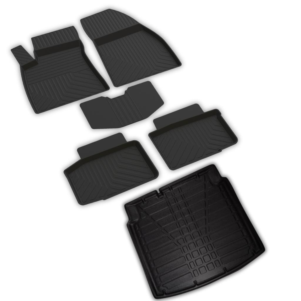 Renault Duster 4x2 Hybrit Ferrous 4D Havuzlu Kauçuk Paspas ve ALT 3D Bagaj Havuzu 2024 ve Üstü