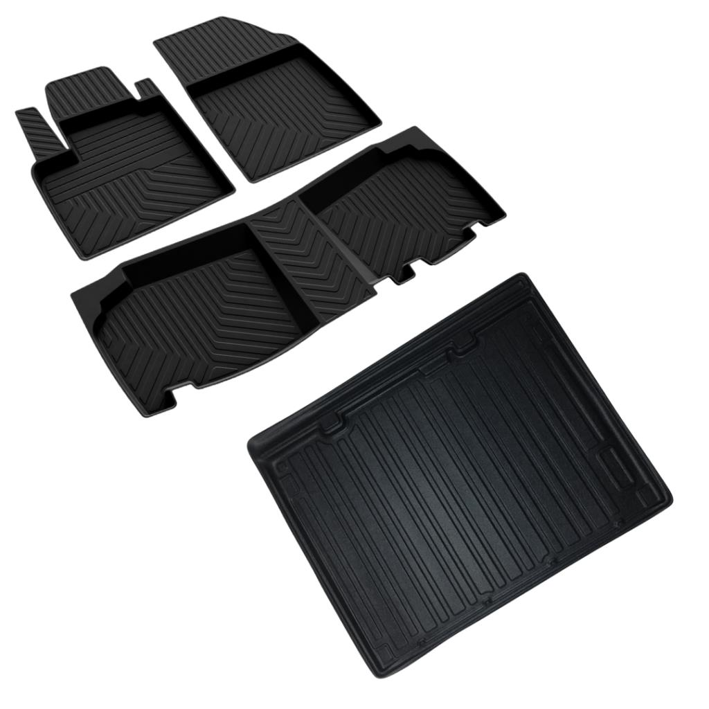 Renault Kangoo Ferrous 4D Havuzlu Kauçuk Paspas ve Bagaj Demirsiz Model İçin 3D Bagaj Havuzu 2024 ve Üstü