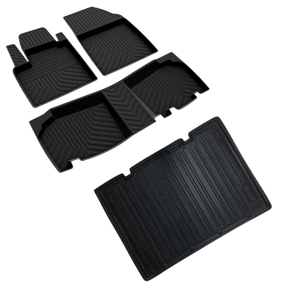 Renault Kangoo Ferrous 4D Havuzlu Kauçuk Paspas ve Bagaj Demirli Model İçin 3D Bagaj Havuzu 2024 ve Üstü