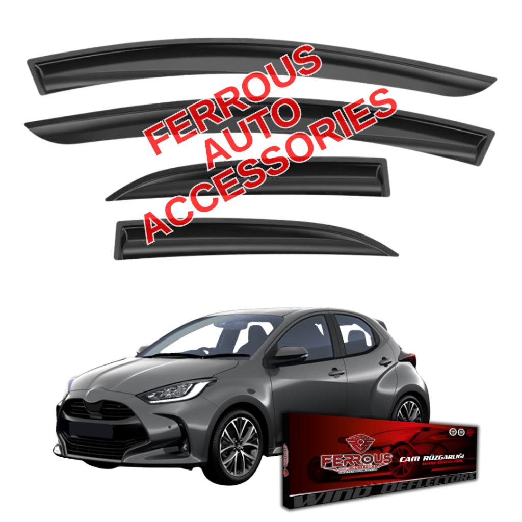 Toyota Yaris Ferrous Cam Rüzgarlığı 4lü 2020 ve Üstü