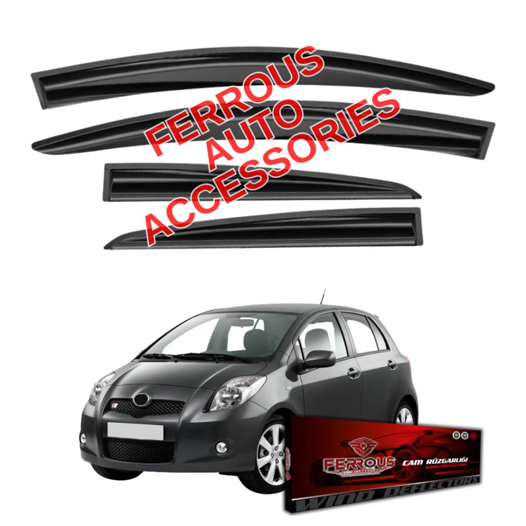 Toyota Yaris HB Ferrous Cam Rüzgarlığı 4lü 2006 2011