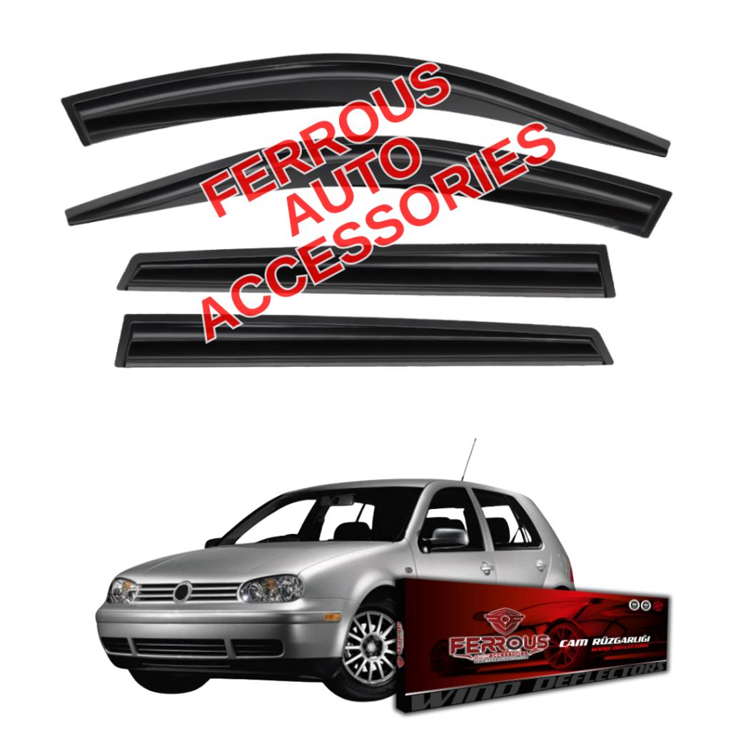 Volkswagen Golf 4 Ferrous Cam Rüzgarlığı 4lü 1997 2003