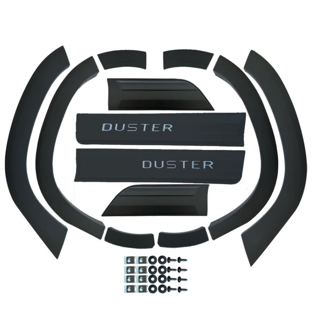 Dacia Duster Gri Yazılı Kapı ve Çamurluk Koruma Premium Dodik Seti 2018 ve Üstü