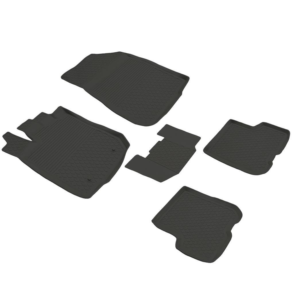 Dacia Sandero 2 Refref 4D Havuzlu Kauçuk Paspas 2012 2020 Siyah