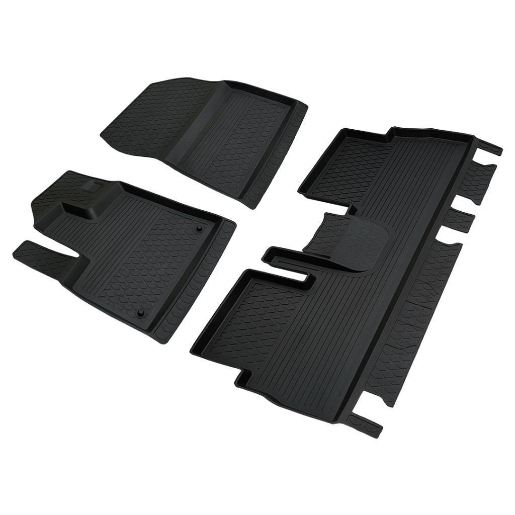 Fiat Doblo Refref 4D Havuzlu Kauçuk Paspas 2023 ve Üstü Siyah