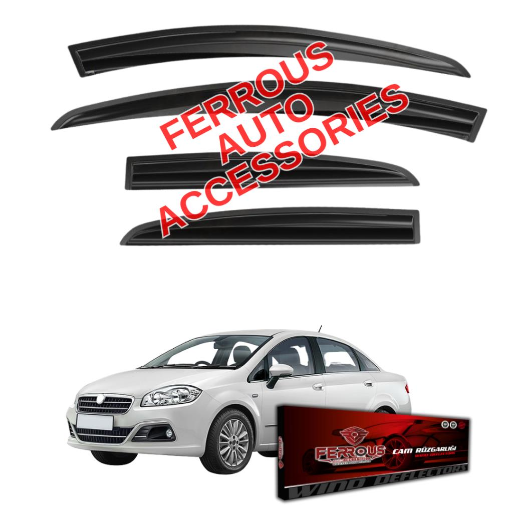 Fiat Linea Ferrous Cam Rüzgarlığı 4lü Set 2007 2020