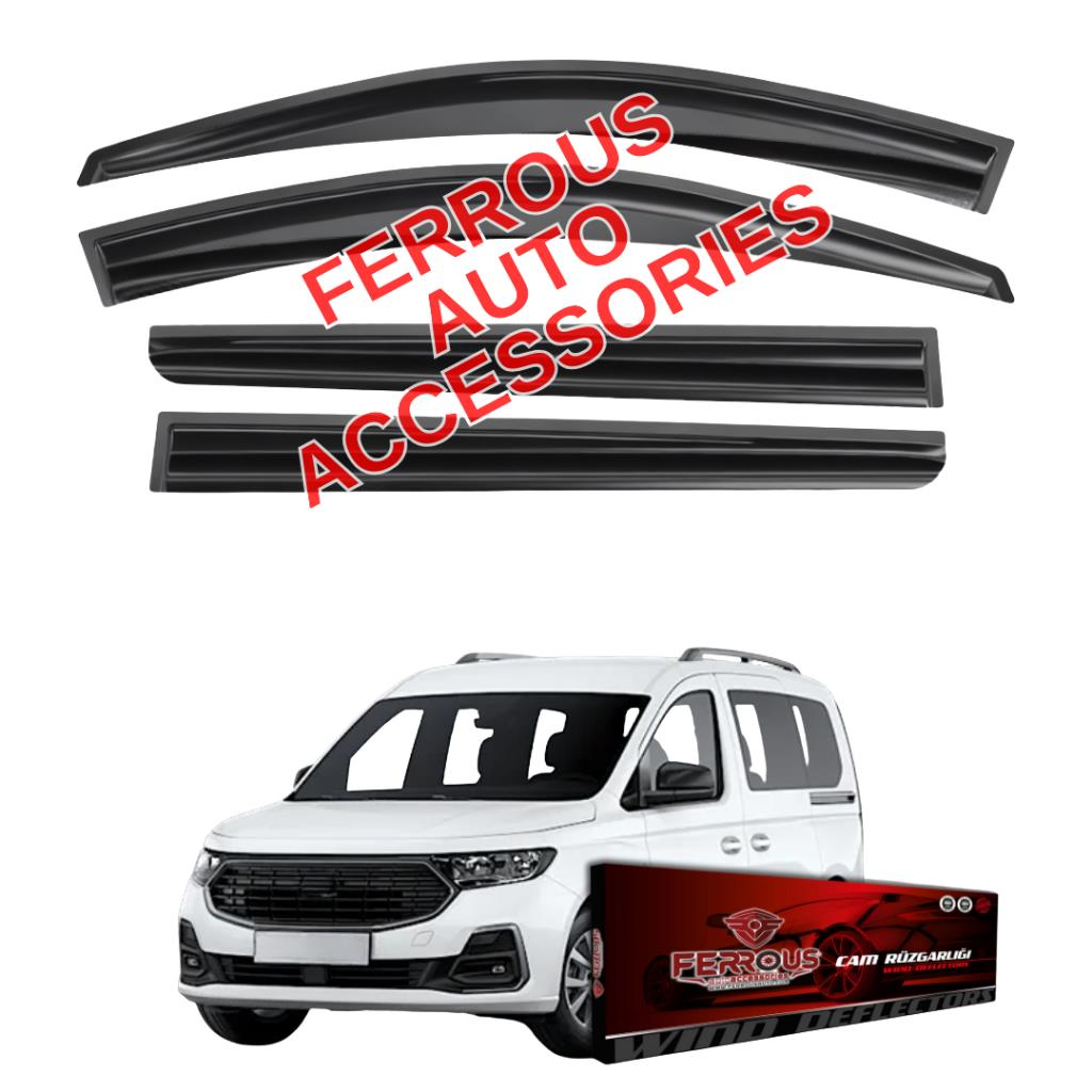 Ford Connect Ferrous Cam Rüzgarlığı 4lü Set 2021 ve Üstü