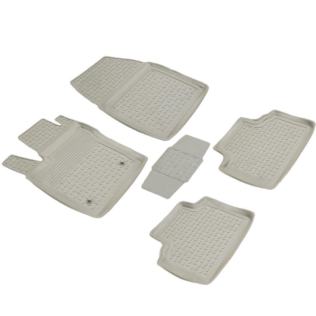 Ford Courier Refref 4D Havuzlu Kauçuk Paspas Gri 2014-2023