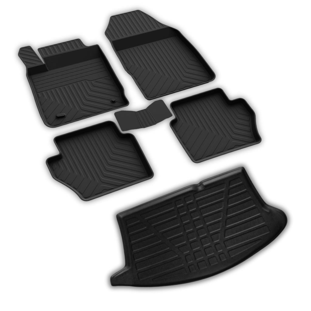 Ford Fiesta Makyajlı MK7 Ferrous 4D Paspas ve 3D Bagaj Havuzu 2015 2017