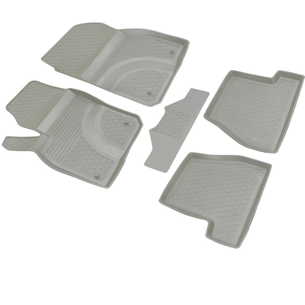 Ford Focus 4 Refref 4D Havuzlu Kauçuk Paspas Gri 2015-2018