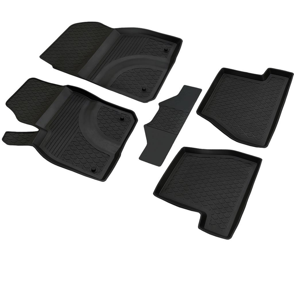 Ford Focus 4 Refref 4D Havuzlu Kauçuk Paspas 2015 2018 Siyah