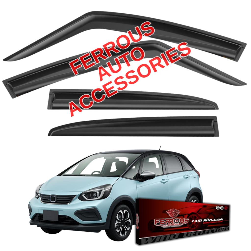 Honda Jazz Ferrous Cam Rüzgarlığı 4lü Set 2020 ve Üstü