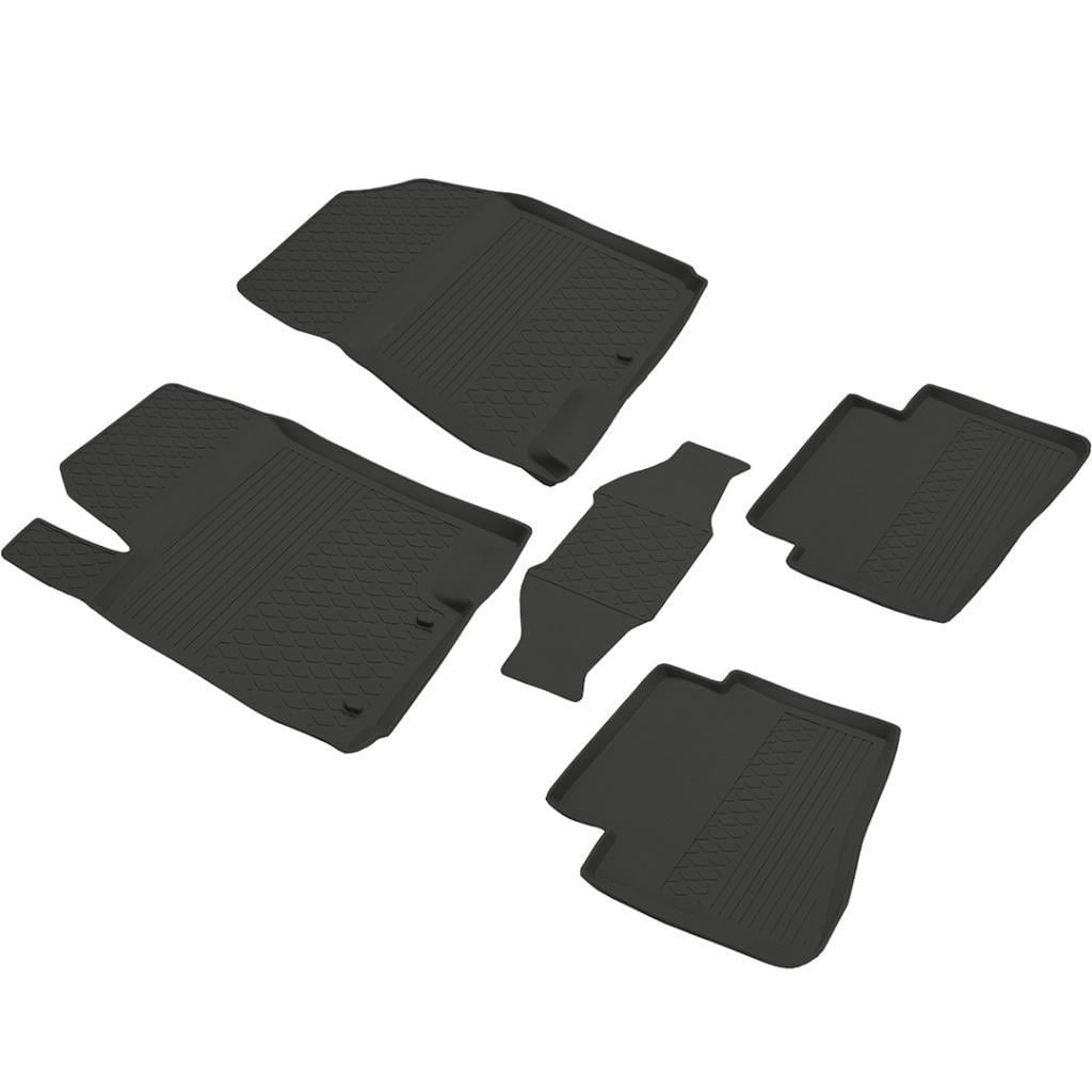 Hyundai i20 Refref 4D Havuzlu Kauçuk Paspas 2014 2019 Siyah