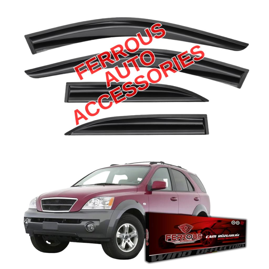 Kia Sorento Ferrous Cam Rüzgarlığı 4lü Set 2002 2009