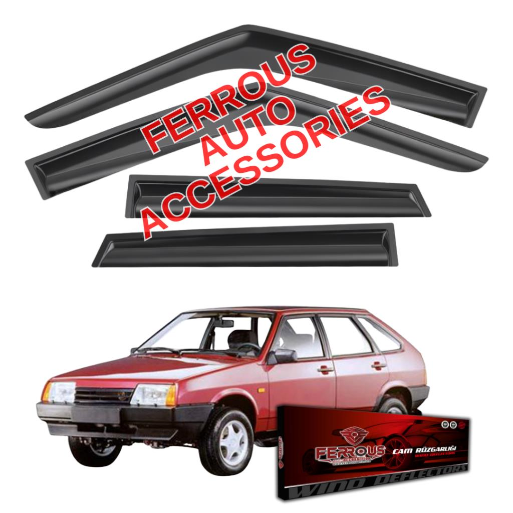 Lada Samara Ferrous Cam Rüzgarlığı 4lü Set