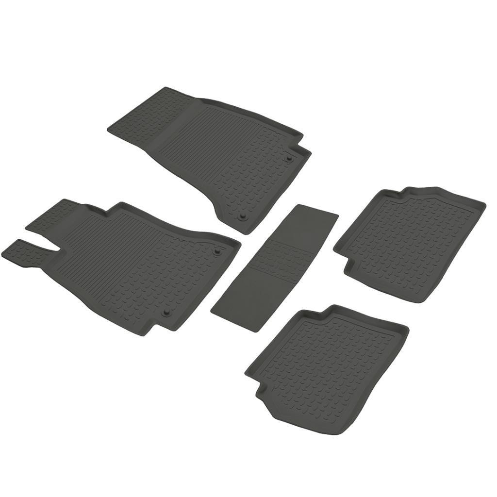 Mercedes E W212 Refref 4D Havuzlu Kauçuk Paspas 2009 2015 Siyah