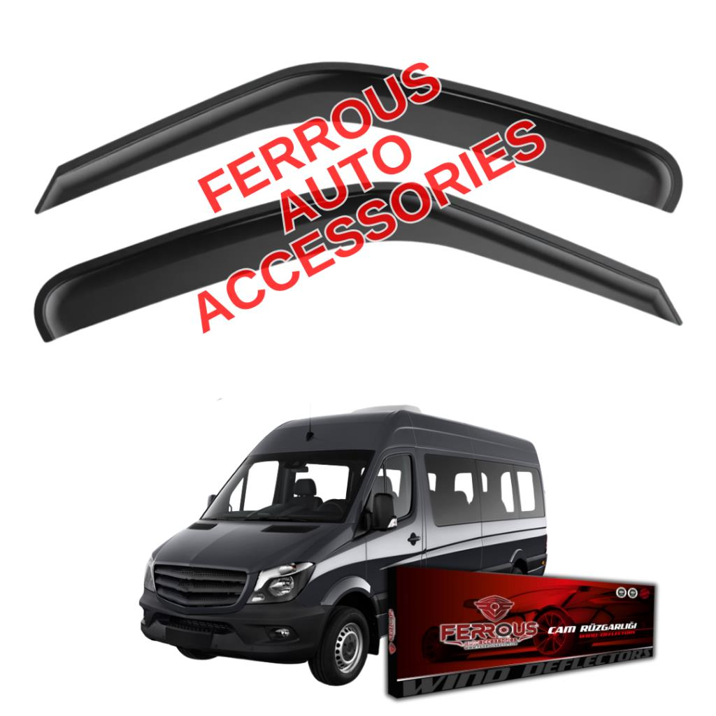 Mercedes Sprinter W906 Fitil Üstü Ferrous Cam Rüzgarlığı 2li 2007 2019