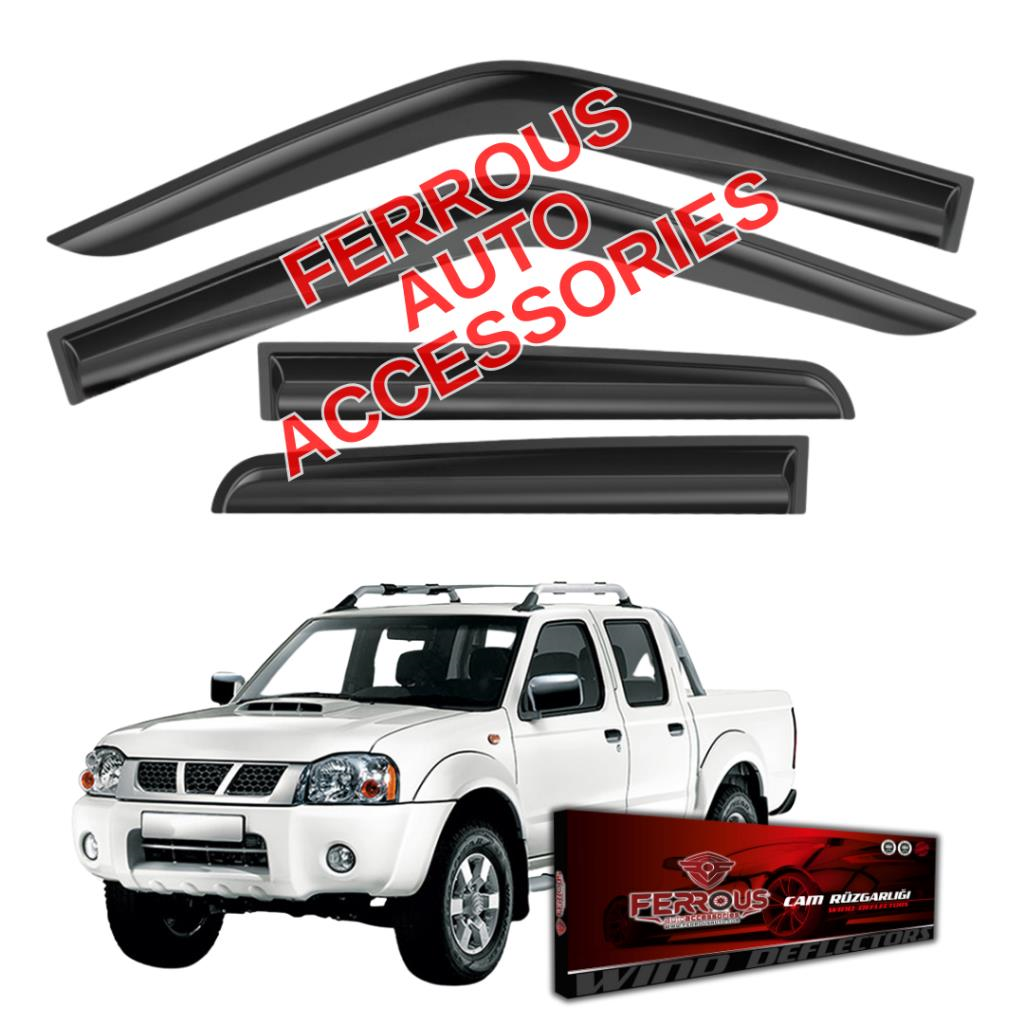 Nissan Navara Ferrous Cam Rüzgarlığı 4lü 2001 2004