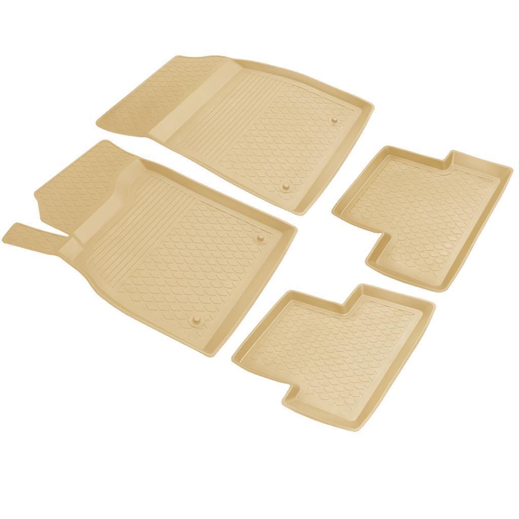 Opel Astra J Refref 4D Havuzlu Kauçuk Paspas Bej