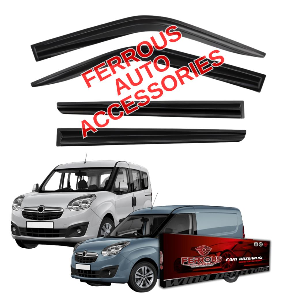 Opel Combo Ferrous Cam Rüzgarlığı 4lü 2012 2018