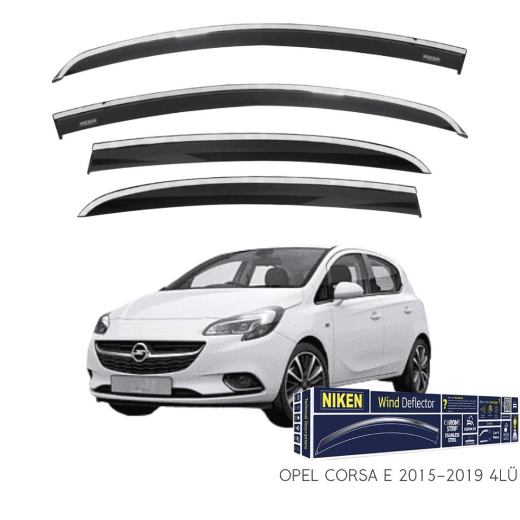 Opel Corsa E Niken Kromlu Cam Rüzgarlığı 4lü Set 2012 2018
