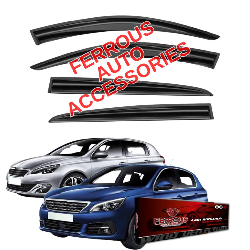 Peugeot 308 Ferrous Cam Rüzgarlığı 4lü 2014 2021