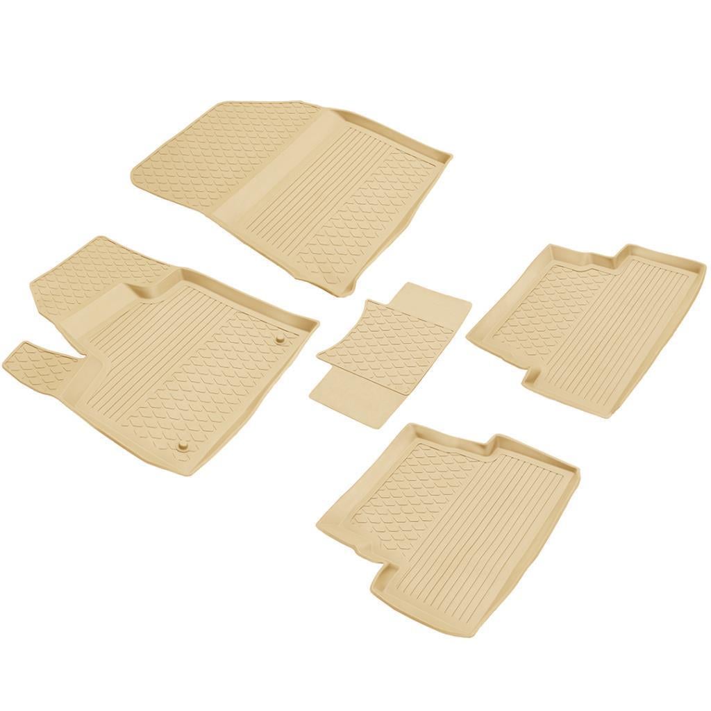 Peugeot 5008 Access Active Allure Refref 4D Havuzlu Kauçuk Paspas Bej 2016 ve Üstü