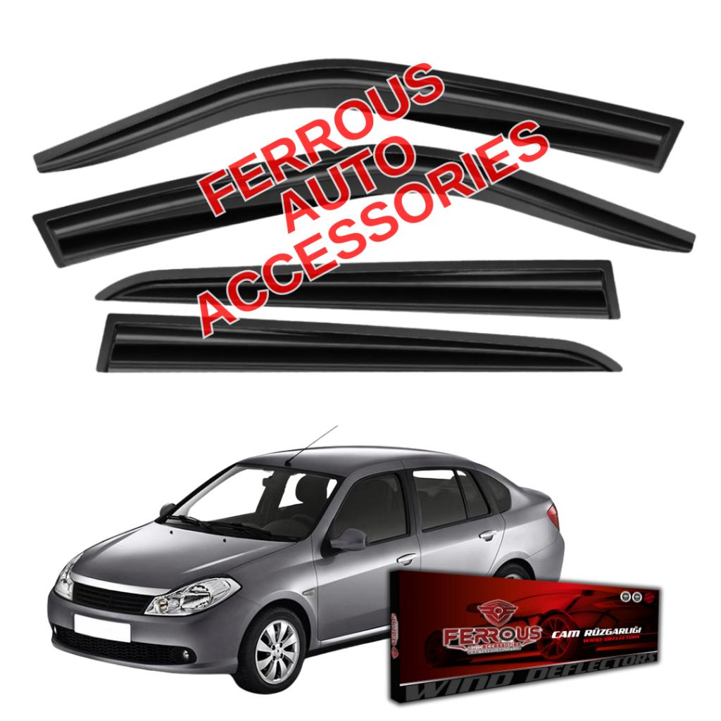 Renault Clio Symbol Ferrous Cam Rüzgarlığı 4lü 2008 2012