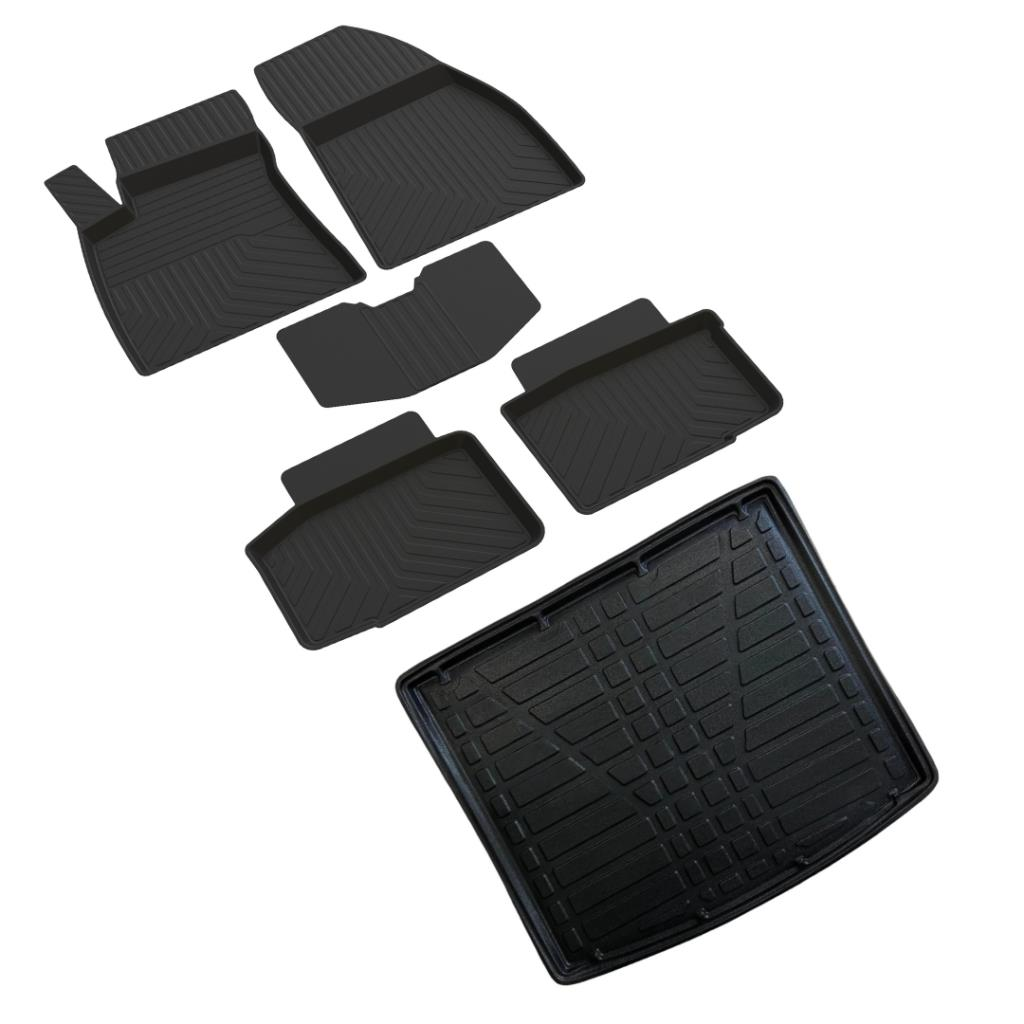 Renault Duster 4x2 Hybrit Ferrous 4D Havuzlu Kauçuk Paspas ve ÜST 3D Bagaj Havuzu 2024 ve Üstü