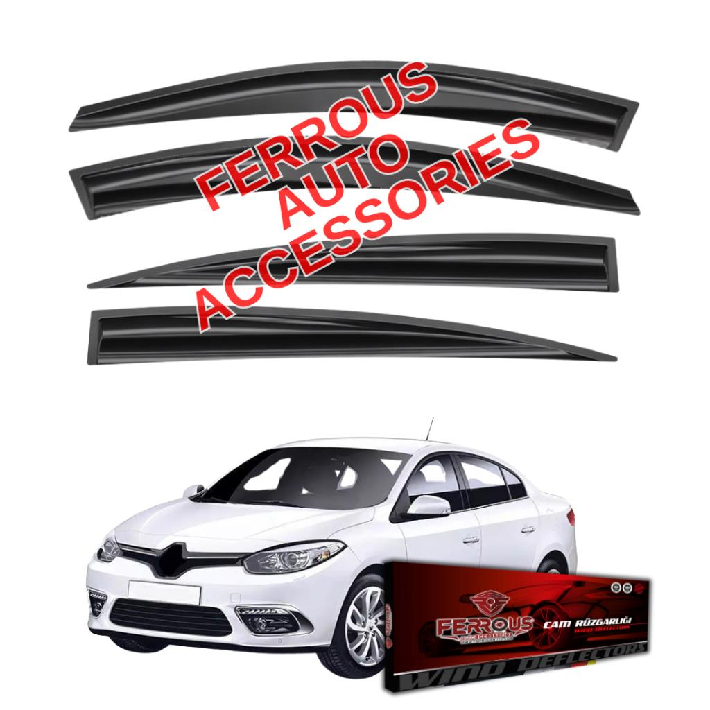 Renault Fluence Ferrous Cam Rüzgarlığı 4lü 2009 ve Üstü